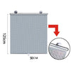 Suction Cup Car Shade Curtain Window Telescopic Roller Blind, Size: 50x125cm Silver Laser