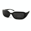 Outdoor Protective Goggles Mesh Glasses Eyes Health Care Vision Care Pinhole Glasses(Black)