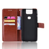 Retro Crazy Horse Texture Horizontal Flip Leather Case for Asus Zenfone 6 ZS630KL, with Holder & Card Slots & Photo Frame(Brown)