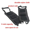Car Back Seat Fishing Rod Strap Fixed Storage Bag(Black)