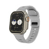 iW9 Ultra 2.04 inch Screen Smart Call Watch, BT Call / Heart Rate / Blood Pressure / Blood Oxygen(Grey Gold)