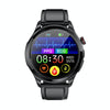 TK22 1.39 inch IP67 Waterproof Leather Band Smart Watch Supports ECG / Non-invasive Blood Sugar(Black)