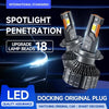95W LED Three Copper Tube Aluminum Alloy Thick Headlight, Bulb: H1