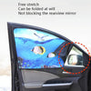 Automobile Sunshade Car Windows Sun Protection And Heat Insulation Magnetic Telescopic Side Curtains(Deep Sea Adventure Co-driver)