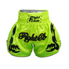 ZhuoAo Muay Thai/Boxing/Sanshou/Fighting Shorts for Men and Women, Size:XS(Green Cool)