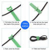 20pcs Nylon Fixed Packing Tying Strap Data Cable Storage Bundle, Model: 12 x 250mm Black