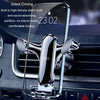 BUDK Triangle Gravity Sensor Car Phone Bracket Car Air Vent Navigation Holder, Model: Bent Suction Cup Base Model