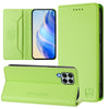 For Samsung Galaxy M33 5G Global RC01 Dual-Folded Magnetic Suction RFID Leather Phone Case(Grass Green)