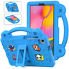 For Samsung Galaxy Tab A 8.0 2019 T290 / T295 Handle Kickstand Children EVA Shockproof Tablet Case(Sky Blue)