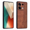 For Xiaomi Redmi Note 13 Pro 5G AZNS 3D Embossed Skin Feel Phone Case(Brown)