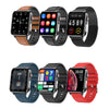 LOANIY E86 1.7 Inch Heart Rate Monitoring Smart Bluetooth Watch, Color: Brown Leather