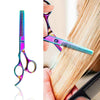 Professional Hair Cutting Scissor Hairdressing Kit Thinning Scissors Barber(Gold ThinningSXLC-605T))
