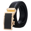 Dandali Casual Men Automatic Buckle Belt Business Soft Leather Pants Band, Length (cm): 125cm(ZD-31)