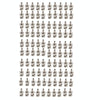 100x BNC Male Crimp Connectors for RG59 Coax Cable - CCTV Adapters