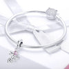 Love Life S925 Sterling Silver Accessories Pendant DIY Necklace Bracelet Pendant