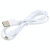 LZ-728 2 in 1 18W QC 3.0 USB Interface Travel Charger + USB to 8 Pin Data Cable Set, EU Plug, Cable Length: 1m(White)