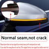 1 Pair For Audi TT MK2 2007-2014 Car Dynamic LED Turn Signal Light Rearview Mirror Flasher Water Blinker (Transparent Black)
