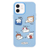 For iPhone 11 Skin Feeling Jelly TPU Hybrid PC Phone Case(Puppy Party)