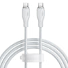 Baseus Pudding Series 100W Type-C to Type-C Fast Charging Data Cable, Length:1.2m(White)