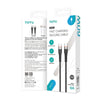 TOTU CB-2 Series USB to 8 Pin Aluminum Alloy Skin Feel Data Cable, Length:1m(Black)