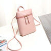 Ladies Simple Casual Shoulder Messenger Bag Small Change Mobile Phone Crossbody Bucket Bag