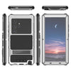 For Samsung Galaxy S25 Ultra 5G R-JUST Life Waterproof Dustproof Shockproof Holder Phone Case(Silver)
