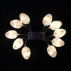 10 Bulbs LED Cute Easter Eggs Decorative Lamp Holiday Decorative Light Bulbs(Cool White)