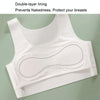 Girls Developmental Bra Big Kids Thin Vest No Trace Underwear, Size: XXL/90A(Teeth)