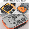 For DJI Neo / Mini 4 Pro / RC-N3 / RC-N2 / RC-N1 Sunnylife Controller Protective Cover Silicone Case with Neck Strap (Orange)