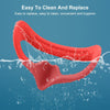 For DJI Avata Goggles 2 PULUZ Flying Eye Mask Silicone Protective Case(Red)