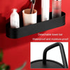 Toilet Shelf No-Punch Bathroom Storage Rack, Specification: 30cm Matte