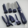 8 in 1 Professional Hair Dryer Hair Curler for Hotel Travel With Comb Powerful Hairdryer(Deep blue)