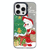 For iPhone 12 Pro Christmas Series PC Full Coverage Pattern Phone Case(CK058 Black)
