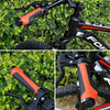 1 Pair Bicycle MTB Bike Handlebar Grips Rubber Anti-Slip Racing Bike Grip(Black)