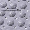 PVC Bathroom Non-slip Mat Thickened Massage Water-proof Foot Mat, Size: 58x88cm(Dark Sky Gray)