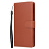 For Samsung Galaxy S25 5G 3-Card Slots Multifunctional Leather Phone Case(Brown)