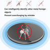 K8 10W Universal Aluminum Alloy Mobile Phone Wireless Charger, Specification:with 50cm Cable(Black)