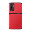 For Samsung Galaxy A15 4G / 5G Litchi Leather Magnetic Full Coverage Shockproof Phone Case(Red)