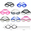 HAIZID Children  HD Anti-fog Waterproof Myopia Swimming Goggles, Color: Optical Blue