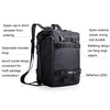 Rhinowalk Multi-Function Motorcycle Rear Seat Bag Combination Rear Shelf Pannier, Colour: Yellow 20L