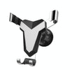 Gravity Navigation Car Air Outlet Triangular Mobile Phone Holder(Silver)