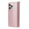 For iPhone 14 Pro Nine-card Slots Zipper Wallet Bag Leather Phone Case(Rose Gold)