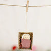 Christmas Celebration Supplies Wooden Box Small Doll Pendant Children Gift Small Doll Pendant Tree Pendant(Bean Paste Powder)