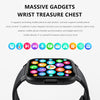 DM60+ 1.83 inch BT5.2 Smart Sport Watch, Support Bluetooth Call / Sleep / Blood Sugar / Blood Oxygen / Temperature / Heart Rate / Blood Pressure Health Monitor(Black)