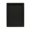 30x22x1.8cm Jewelry Tray Ring Rectangular Empty Plate Earrings Necklace Jewelry Display Plate(Black)
