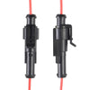 10pcs 1P Car Waterproof Plug Car Connector Plug-In, Length10cm