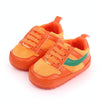 D2540 Autumn And Winter Soft Soled Walking Shoes Baby Shoes For 0-1 Years Old, Size: 12cm(Orange)