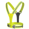 LED Reflective Vest High Stretch Outdoor Reflective Vest Traffic Safety Reflective Clothing(Yellow)