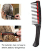 2 PCS 0089 Hair Salon Dyeing Hair Styling Brush Rolling Heart Smooth Hair Comb Brushing Hairdressing Tools(Black)