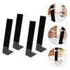 4pcs YX033 Acrylic Hair Clip Storage Display Stand(Black)